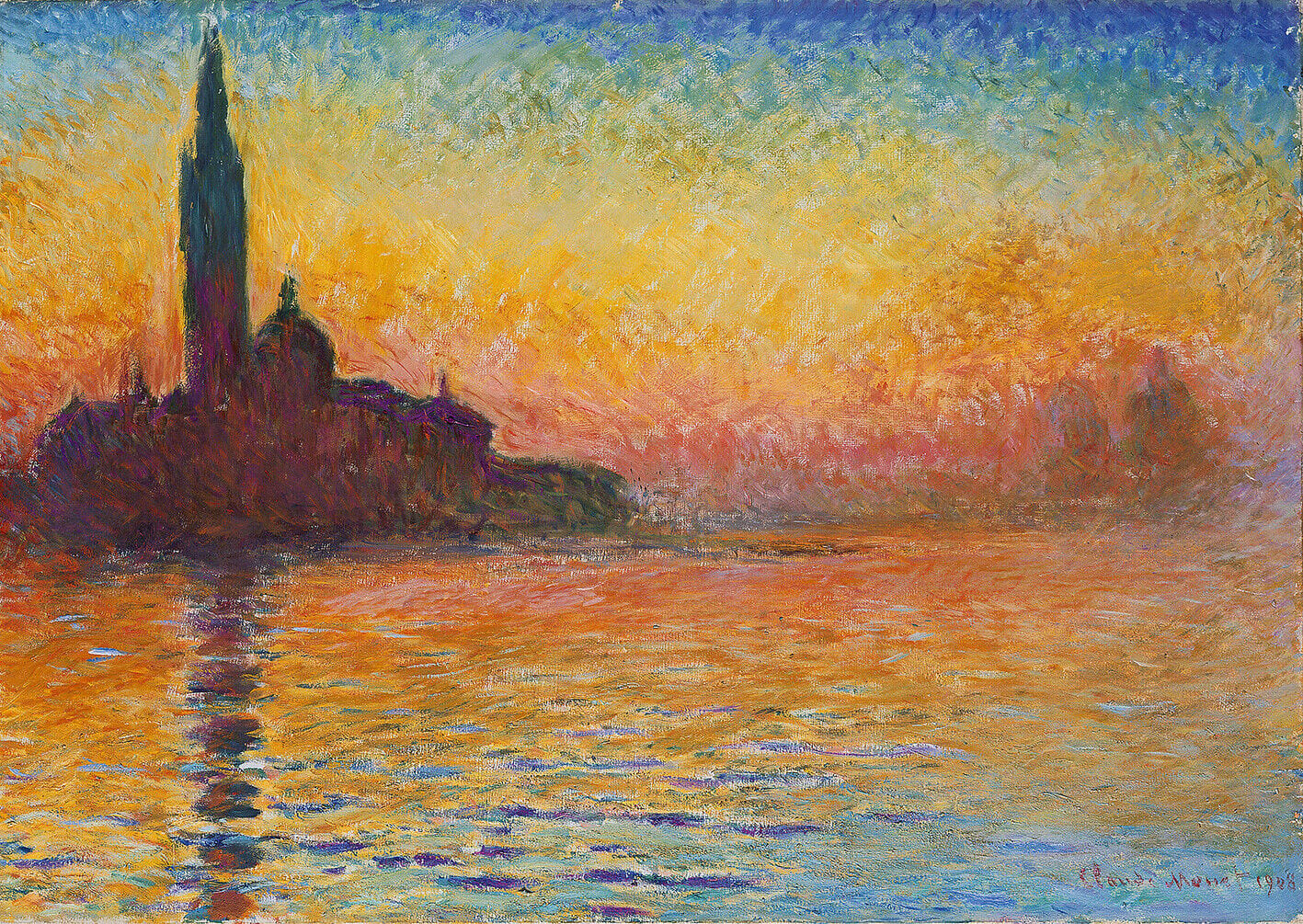 Monet — Sunset